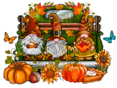 DTF Screen Print Image - Turkey Truck Gnomes